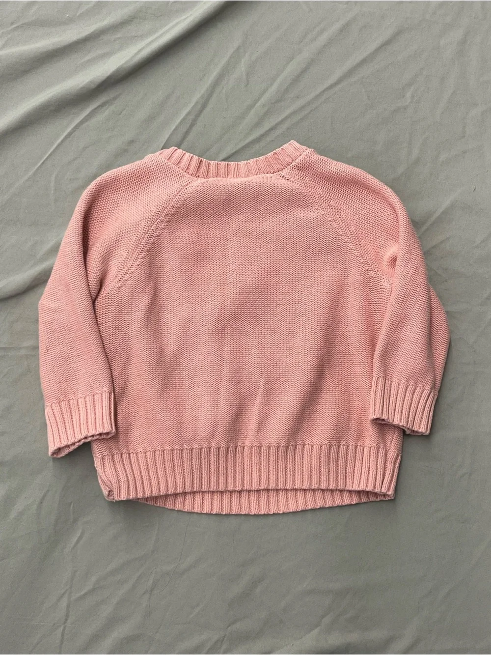 Pink Minnie Mouse Knit Sweater for Girls Size 6/9 Months